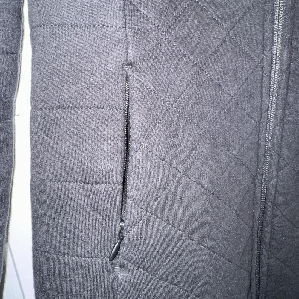 Womens The North Face Carolina Jacket Size Small Quilted‎ Fleece Lined Zip Black